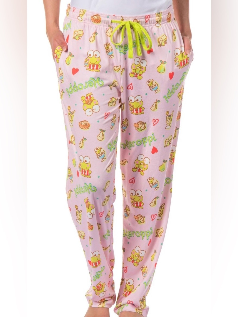 Sanrio Keroppi Character Lounge Pajama Comfy Pants size XL, Hello Kitty Friends